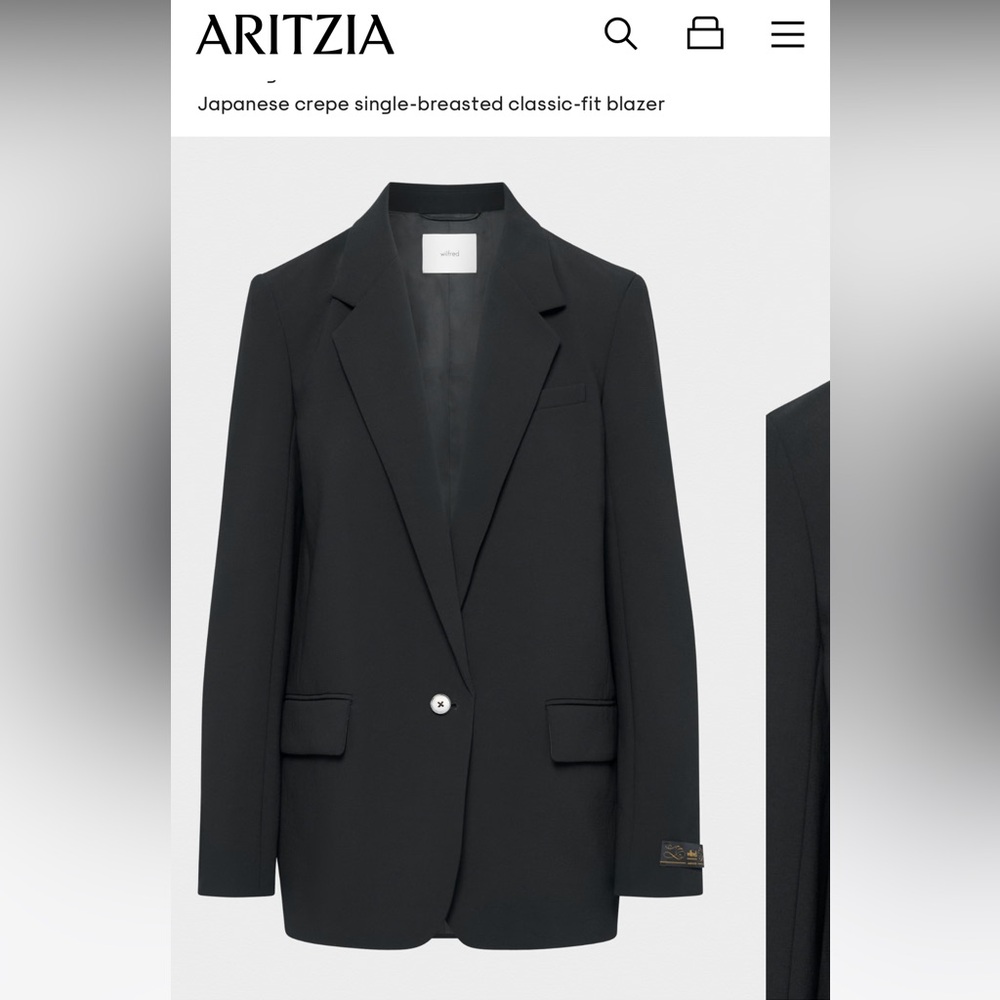 Aritzia new generation blazer
